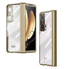 Custodia Crystal Trasparente Rigida Cover ZL3 per Huawei Honor Magic V 5G Oro