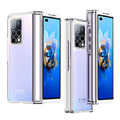 Custodia Crystal Trasparente Rigida Cover ZL3 per Huawei Mate X2 Argento