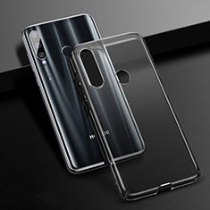 Custodia Crystal Trasparente Rigida K01 per Huawei P Smart+ Plus (2019) Nero