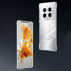 Custodia Crystal Trasparente Rigida Senza Cornice Cover H01 per Huawei Mate 50 Pro Chiaro