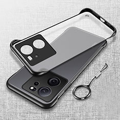 Custodia Crystal Trasparente Rigida Senza Cornice Cover H02 per Xiaomi Redmi K60 Ultra 5G Nero