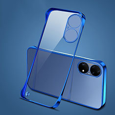 Custodia Crystal Trasparente Rigida Senza Cornice Cover H03 per Huawei P50 Blu