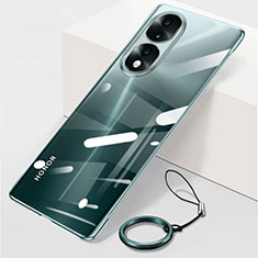 Custodia Crystal Trasparente Rigida Senza Cornice Cover H04 per Huawei Honor 70 Pro+ Plus 5G Verde