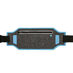Custodia da Cintura Corsa Sportiva Universale L08 per Accessoires Telephone Portefeuille En Cuir Cielo Blu