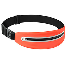 Custodia da Cintura Corsa Sportiva Universale L11 per Handy Zubehoer Mikrofon Fuer Smartphone Arancione