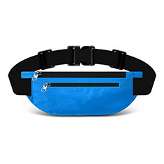 Custodia da Cintura Corsa Sportiva Universale S03 per Samsung Galaxy Note 10 Cielo Blu
