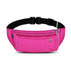 Custodia da Cintura Corsa Sportiva Universale S04 per Handy Zubehoer Kfz Ladekabel Rosa Caldo