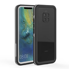 Custodia Impermeabile Silicone e Plastica Opaca Waterproof Cover 360 Gradi per Huawei Mate 20 Pro Grigio