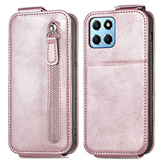 Custodia In Pelle Flip per Huawei Honor X8 5G Oro Rosa