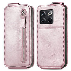 Custodia In Pelle Flip per OnePlus Ace Pro 5G Oro Rosa