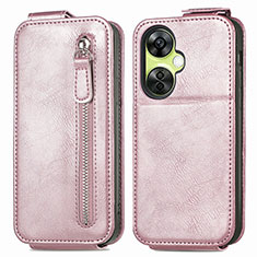 Custodia In Pelle Flip per OnePlus Nord N30 5G Oro Rosa