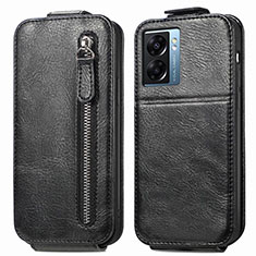 Custodia In Pelle Flip per OnePlus Nord N300 5G Nero