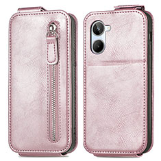 Custodia In Pelle Flip per Realme 10 Pro 5G Oro Rosa