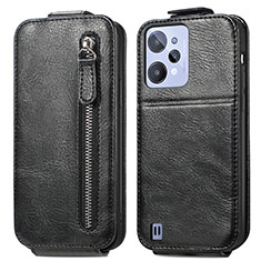 Custodia In Pelle Flip per Realme C31 Nero