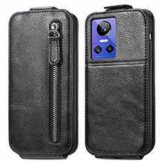 Custodia In Pelle Flip per Realme GT Neo3 5G Nero