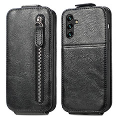 Custodia In Pelle Flip per Samsung Galaxy A13 5G Nero