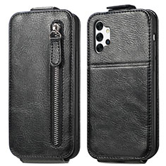 Custodia In Pelle Flip per Samsung Galaxy A32 4G Nero