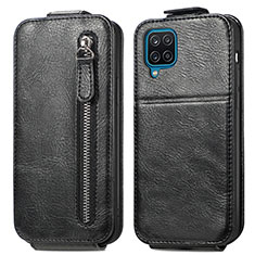 Custodia In Pelle Flip per Samsung Galaxy F12 Nero