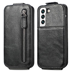 Custodia In Pelle Flip per Samsung Galaxy S24 5G Nero