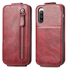 Custodia In Pelle Flip per Sony Xperia 10 IV SO-52C Rosso