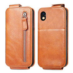 Custodia In Pelle Flip per Sony Xperia Ace III Marrone