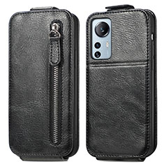 Custodia In Pelle Flip per Xiaomi Mi 12 Lite 5G Nero