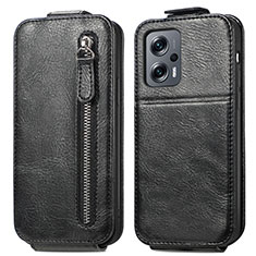 Custodia In Pelle Flip per Xiaomi Poco X4 GT 5G Nero