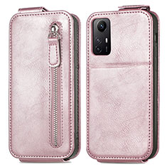 Custodia In Pelle Flip per Xiaomi Redmi Note 12S Oro Rosa