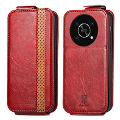 Custodia In Pelle Flip S01D per Huawei Enjoy 50 Pro Rosso