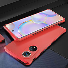 Custodia Lusso Alluminio Cover 360 Gradi per Huawei Honor 50 5G Rosso