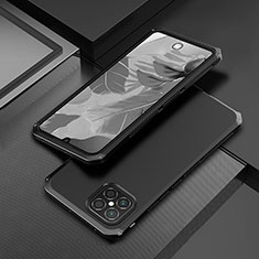 Custodia Lusso Alluminio Cover 360 Gradi per Huawei Nova 8 SE 4G Nero