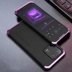 Custodia Lusso Alluminio Cover 360 Gradi per Xiaomi Mi 13 5G Viola