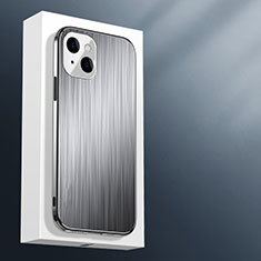 Custodia Lusso Alluminio Cover M01 per Apple iPhone 13 Argento