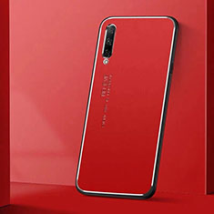 Custodia Lusso Alluminio Cover M01 per Huawei P Smart Pro (2019) Rosso