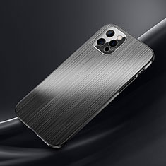 Custodia Lusso Alluminio Cover M02 per Apple iPhone 15 Pro Nero