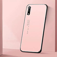 Custodia Lusso Alluminio Cover per Huawei Honor 9X Rosa