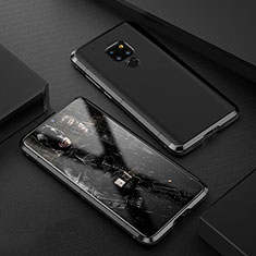 Custodia Lusso Alluminio Cover per Huawei Mate 20 Nero