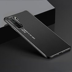 Custodia Lusso Alluminio Cover per Huawei Nova 7 SE 5G Nero