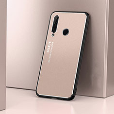 Custodia Lusso Alluminio Cover T01 per Huawei P Smart+ Plus (2019) Oro