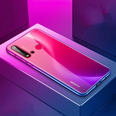 Custodia Lusso Alluminio Cover T01 per Huawei P20 Lite (2019) Viola