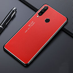 Custodia Lusso Alluminio Cover T01 per Huawei P30 Lite New Edition Rosso