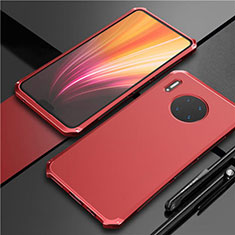 Custodia Lusso Alluminio Cover T02 per Huawei Mate 30 Rosso