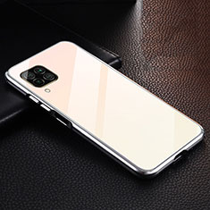 Custodia Lusso Alluminio Cover T02 per Huawei Nova 6 SE Argento