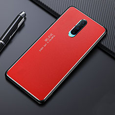 Custodia Lusso Alluminio Cover T02 per Oppo R17 Pro Rosso