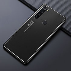 Custodia Lusso Alluminio Cover T02 per Xiaomi Redmi Note 8 Nero