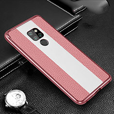 Custodia Lusso Alluminio Cover T03 per Huawei Mate 20 X 5G Oro Rosa