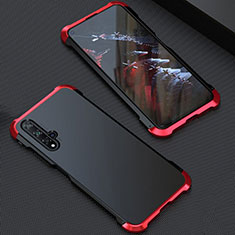 Custodia Lusso Alluminio Cover T05 per Huawei Honor 20S Rosso