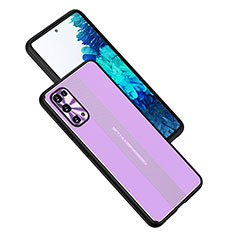 Custodia Lusso Alluminio e Silicone Laterale Cover JL1 per Samsung Galaxy S20 FE 4G Viola