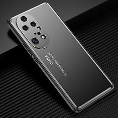 Custodia Lusso Alluminio e Silicone Laterale Cover JL2 per Huawei P50 Pro Nero