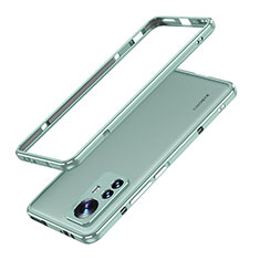 Custodia Lusso Alluminio Laterale Cover A01 per Xiaomi Mi 12S 5G Verde
